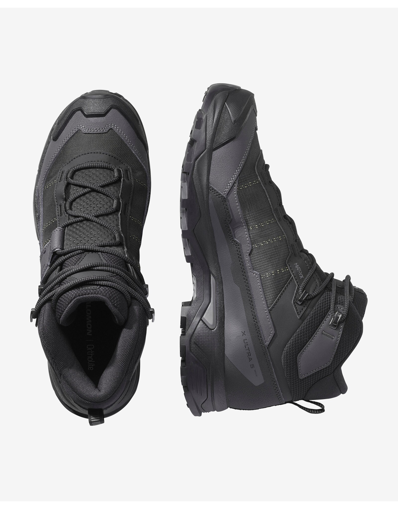 SALOMON MEN X ULTRA 5 MID WIDE GTX Black/Aspha