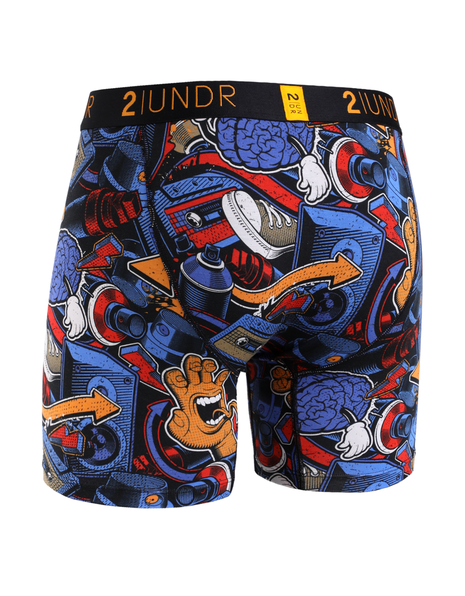 2UNDER SWING SHIFT BOXER BRIEF 6" PRINTS