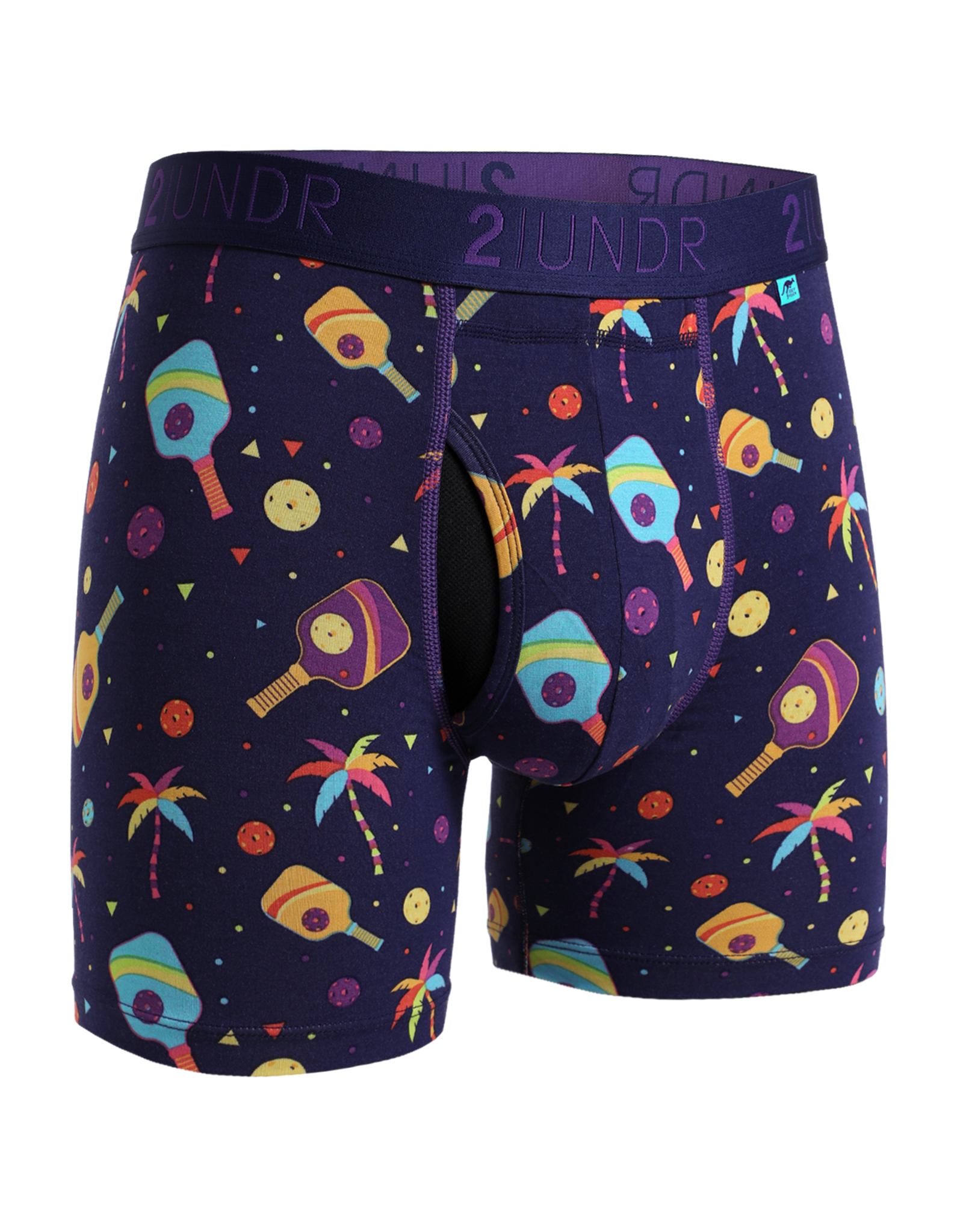 2UNDER SWING SHIFT BOXER BRIEF 6" PRINTS