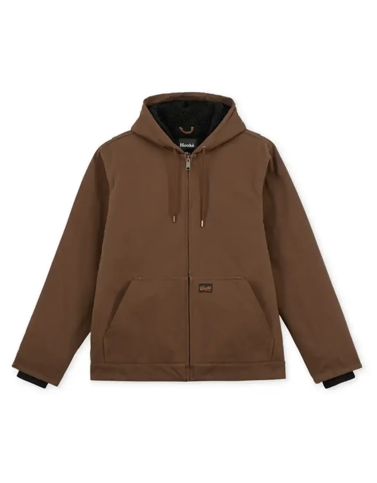 HOOKE MENS HOODED PILE WORK JACKET