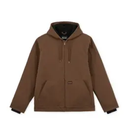 HOOKE MENS HOODED PILE WORK JACKET