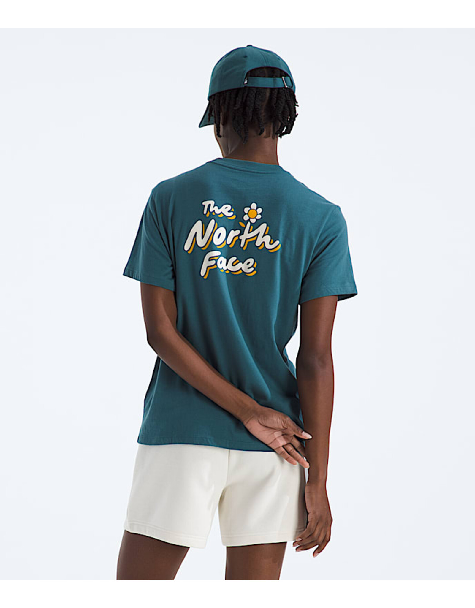 THE NORTH FACE WOMEN EVOLUTION FLORAL CLOUD S/S TEE