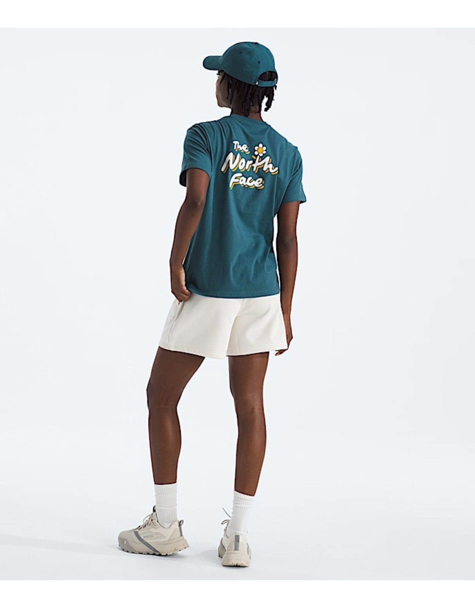 THE NORTH FACE WOMEN EVOLUTION FLORAL CLOUD S/S TEE