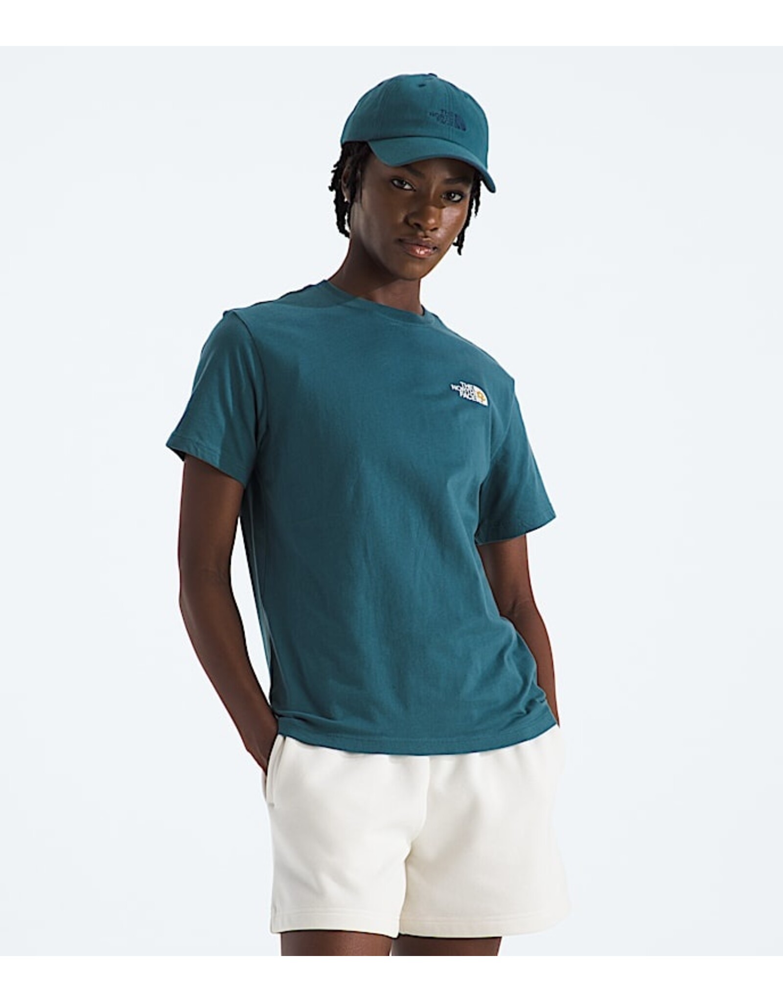 THE NORTH FACE WOMEN EVOLUTION FLORAL CLOUD S/S TEE
