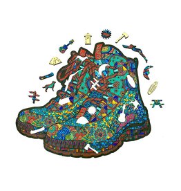 GSI OUTDOORS HIKING BOOTS WOOD PUZZLE