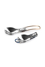 GSI OUTDOORS GLACIER FOLDING SPORK BLUE