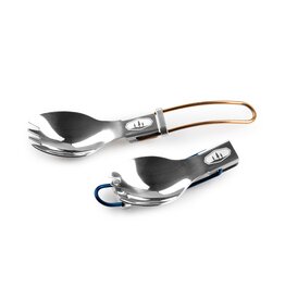 GSI OUTDOORS GLACIER FOLDING SPORK BLUE