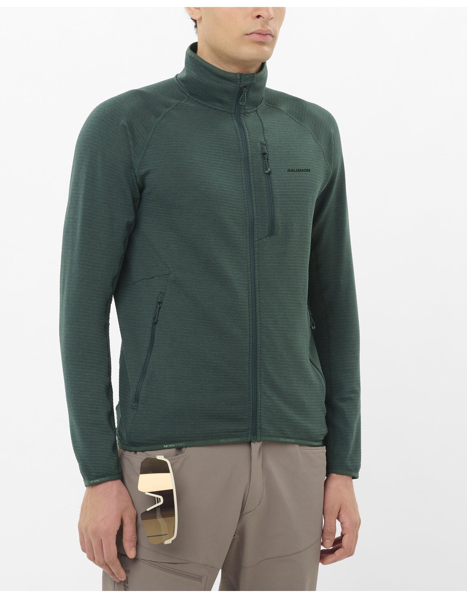 SALOMON MEN ESSENTIAL LIGHTWARM FZ TOP