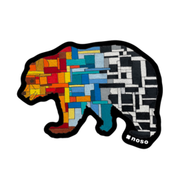 NOSO NOSO STAINED GLASS BEAR JONES