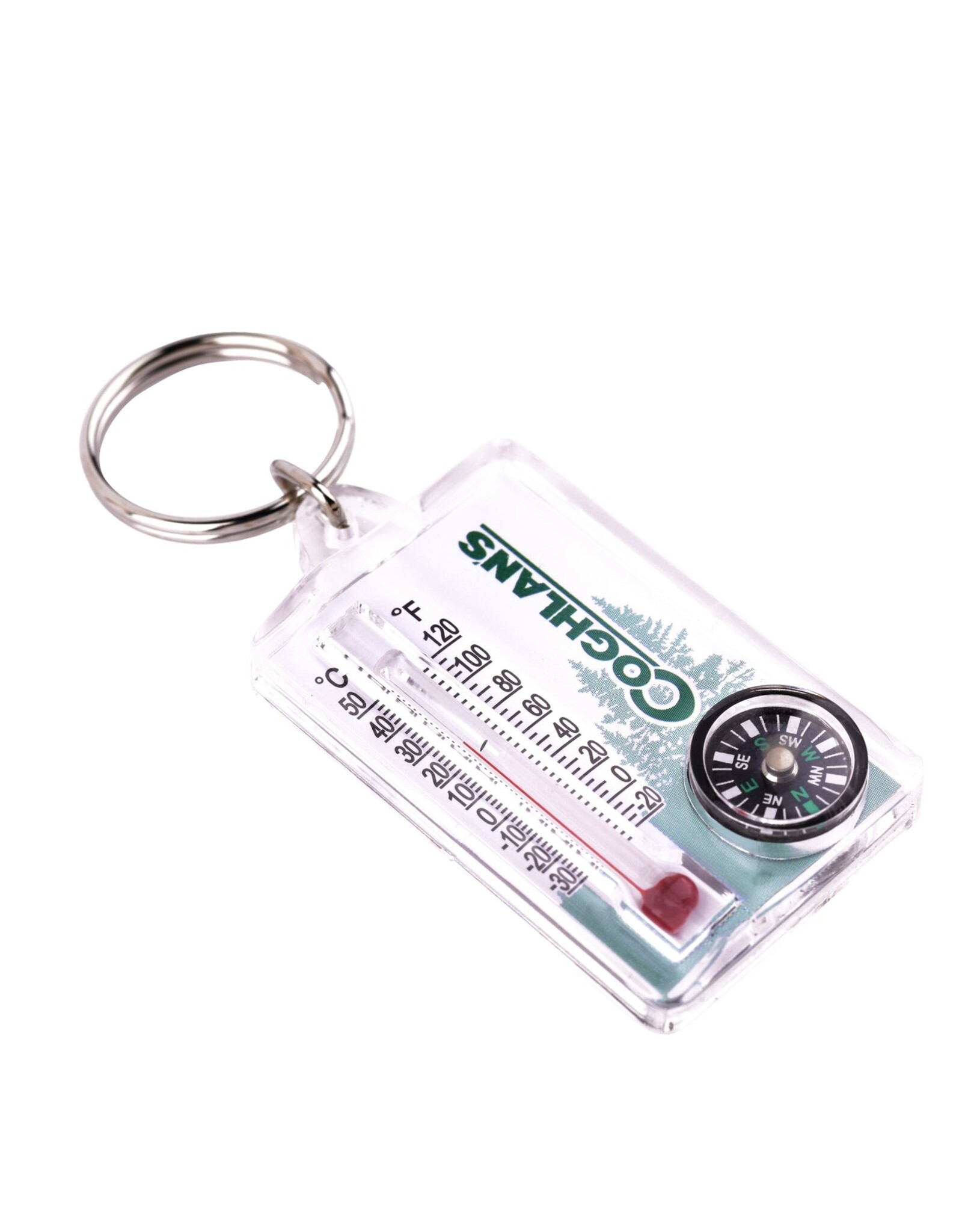 COGHLAN'S THERMOMETER & COMPASS KEY RING