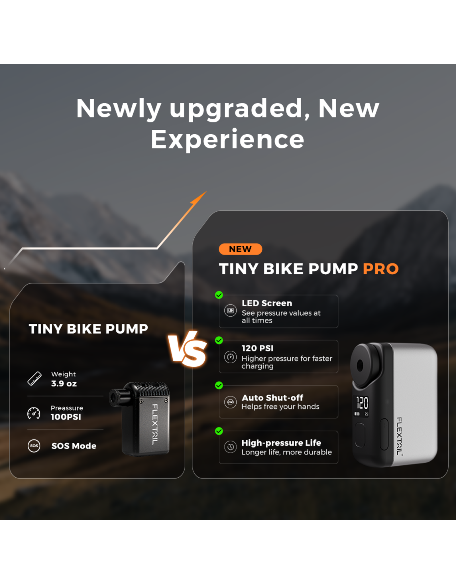 Flextail FLEXTAIL TINY BIKE PUMP PRO
