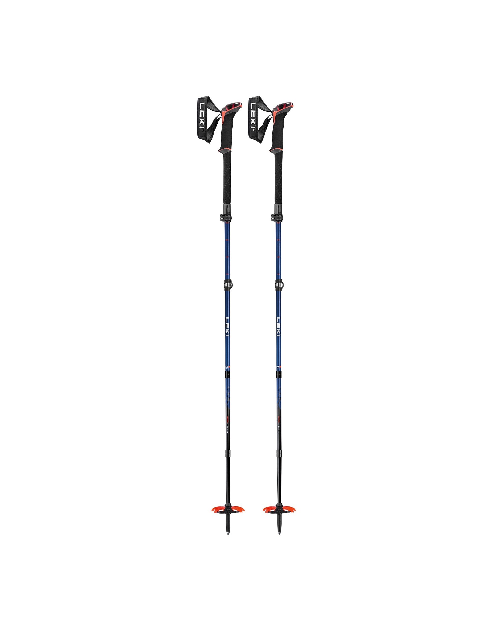 LEKI SHERPA FX CARBON DARKBLUE/RED 110-130