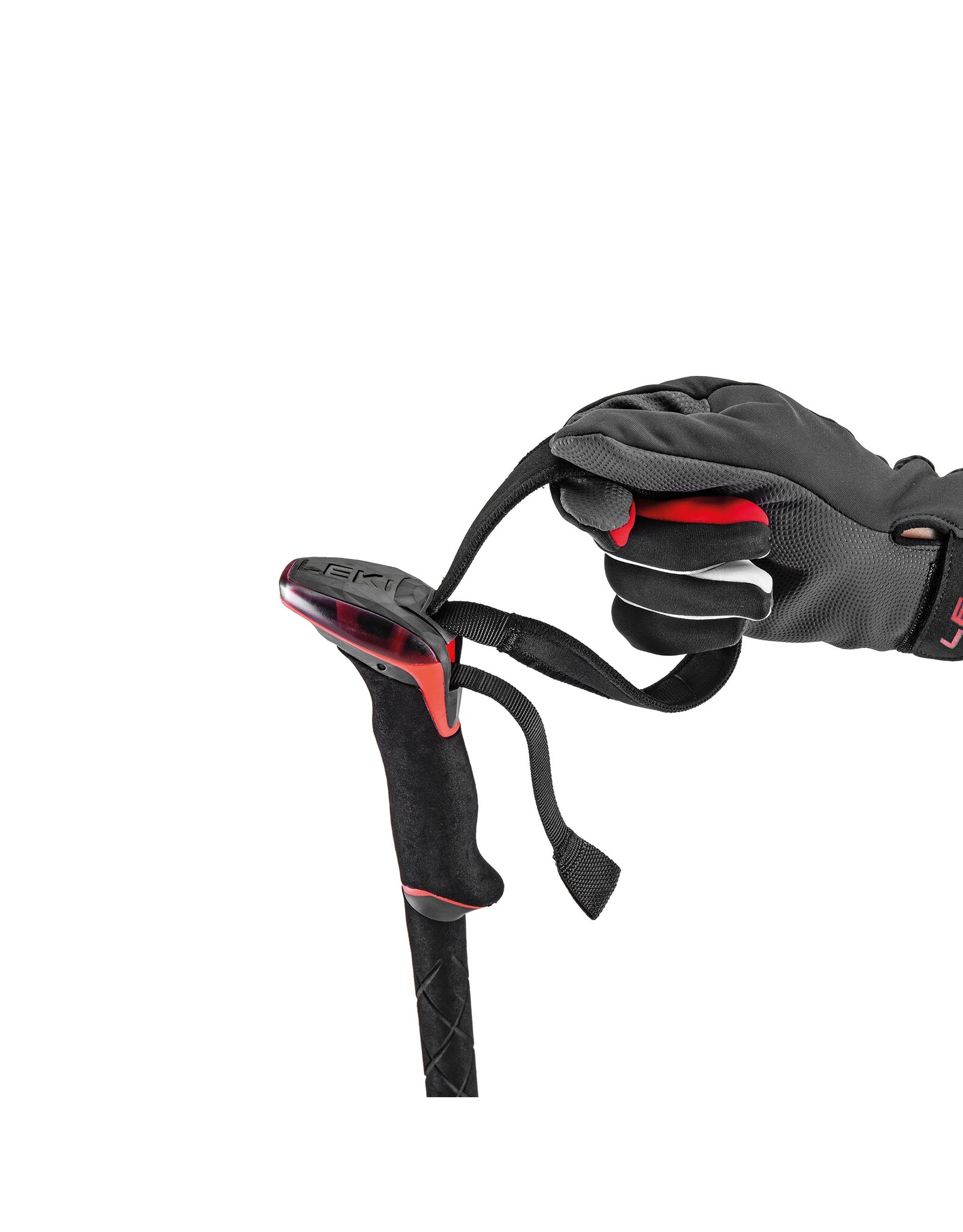 LEKI SHERPA FX CARBON DARKBLUE/RED 110-130