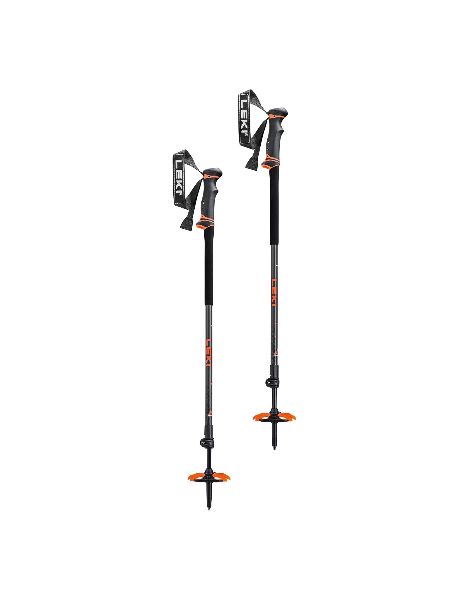 LEKI HELICON LITE ANTHRACITE/ NEON ORANGE 110-145