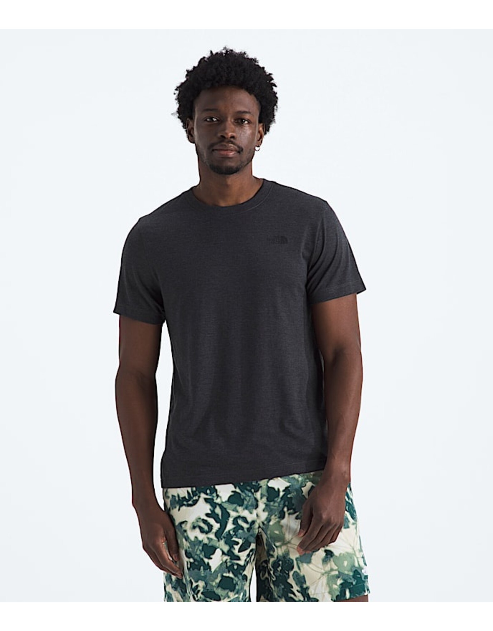 THE NORTH FACE MEN TRI-BLEND MOUNTAIN LOGO S/S TEE