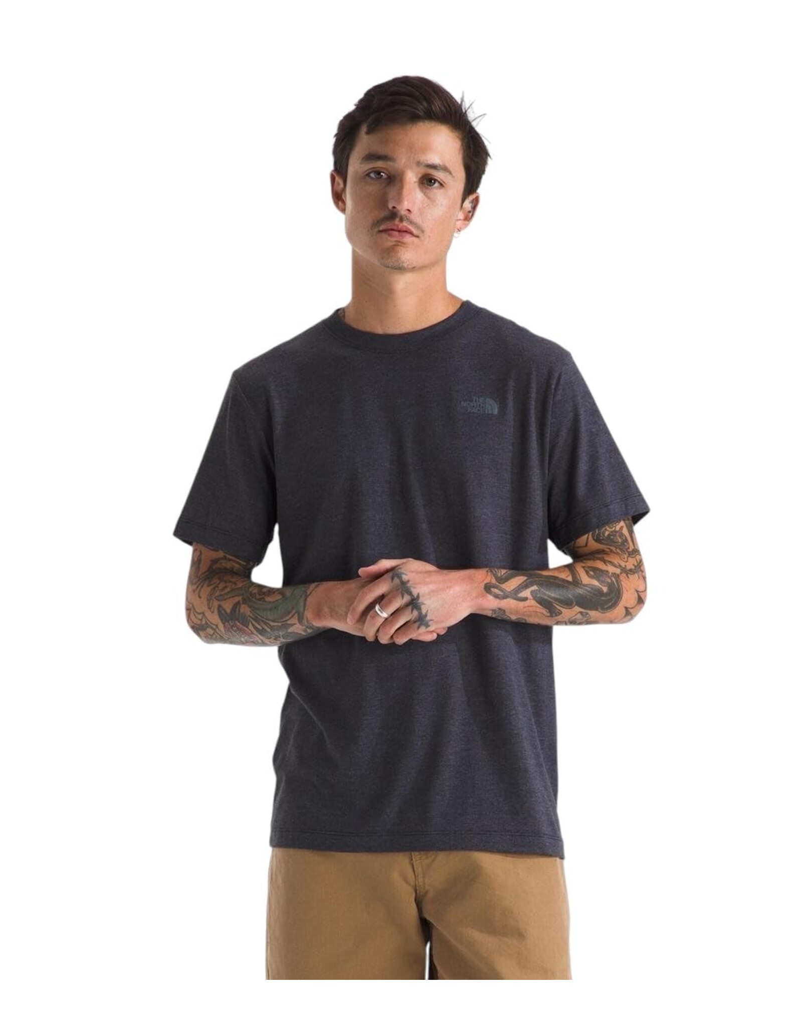 THE NORTH FACE MEN TRI-BLEND S/S POCKET TEE