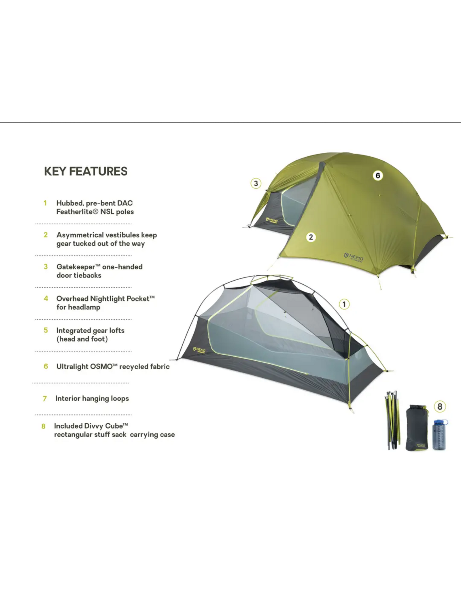 NEMO Equipment DRAGONFLY OSMO 2P