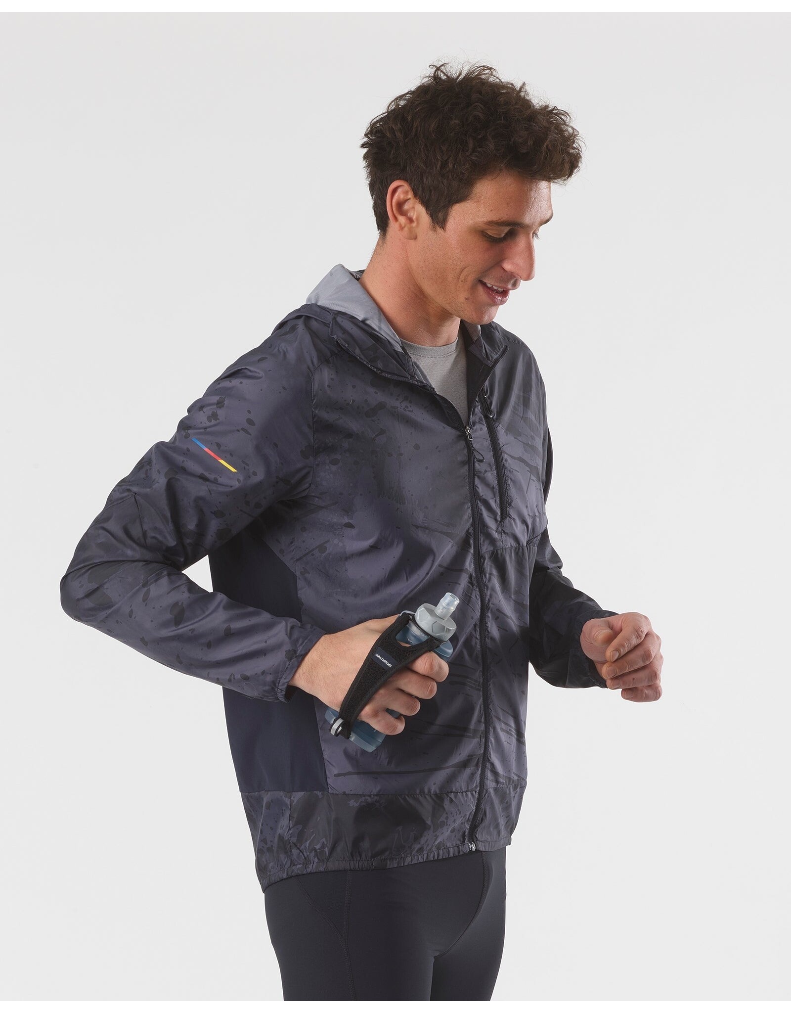 SALOMON ACTIVE HANDHELD BLACK/ SLATE GREY