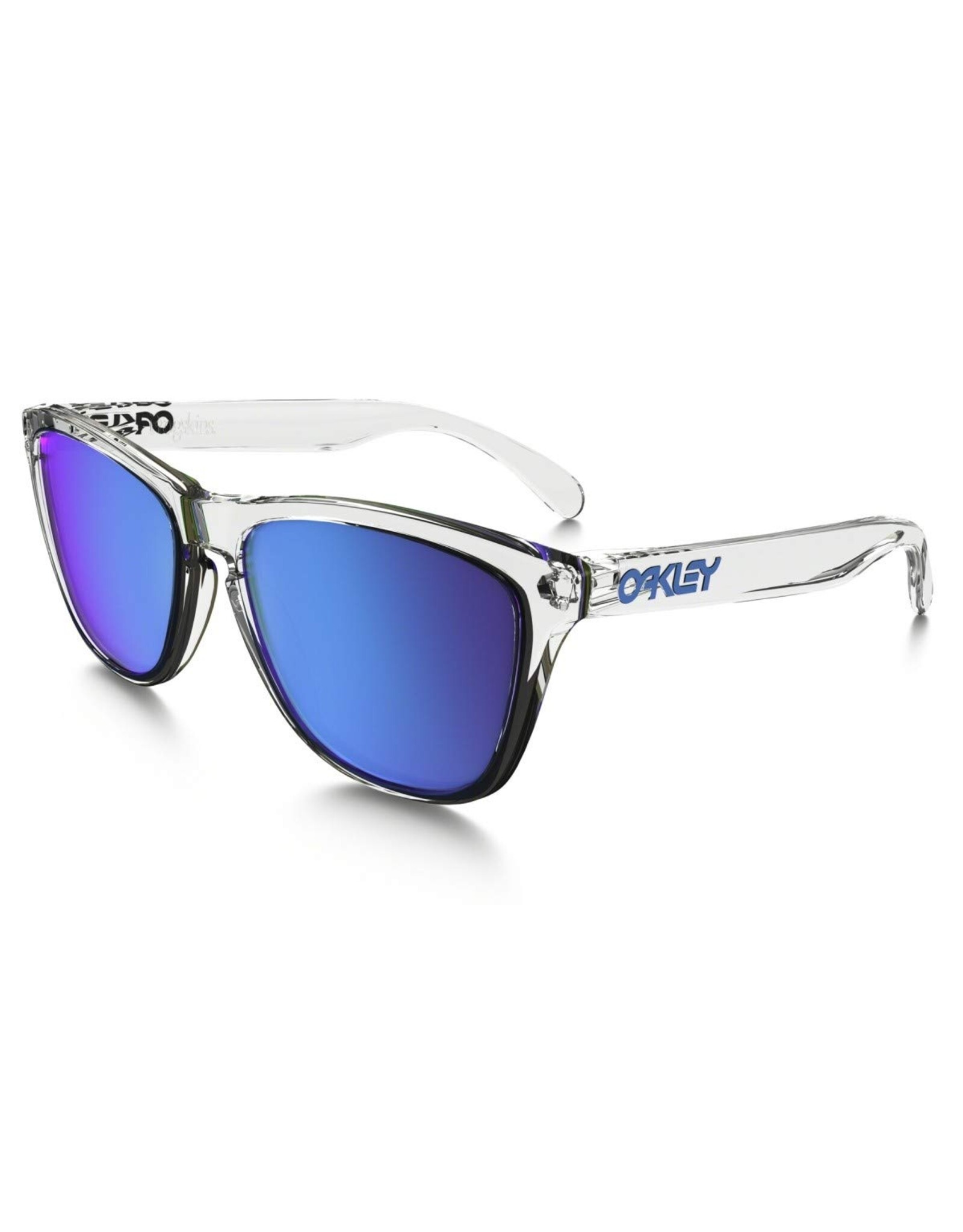 oakley FROGSKINS CRYSTAL CLEAR PRIZM SAPPHIRE