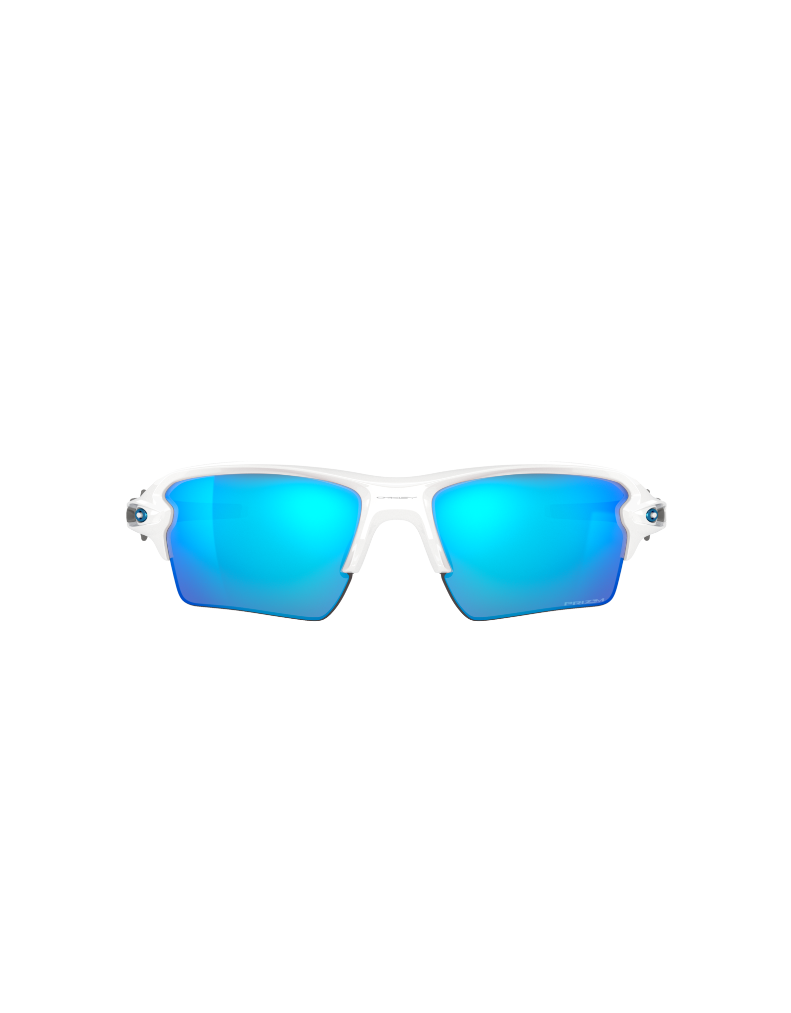 oakley CYBR ZERO POLISHED WHITE PRIZM SAPPHIRE SUNGLASS