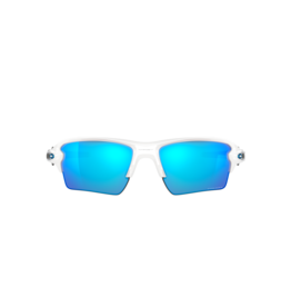 oakley CYBR ZERO POLISHED WHITE PRIZM SAPPHIRE SUNGLASS