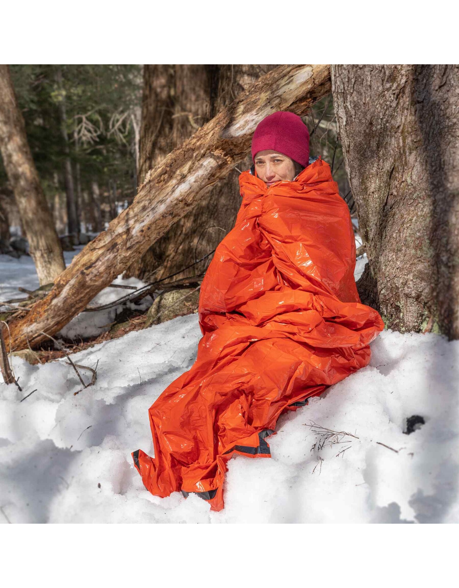 SOL THERMAL BIVY W/RESCUE WHISTLE - ORANGE
