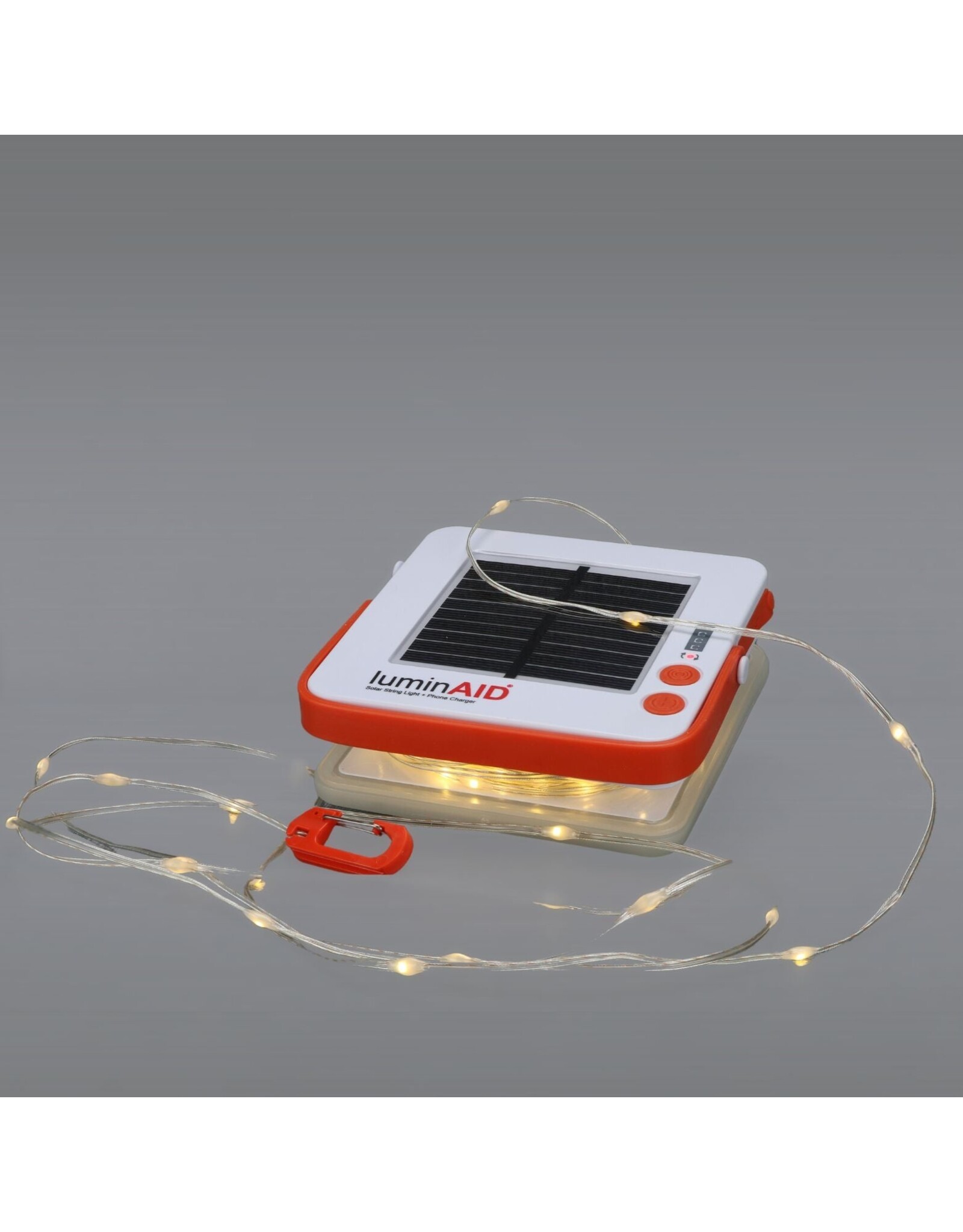 LUMINAID SOLAR STRING COLOUR PHONE CHARGER