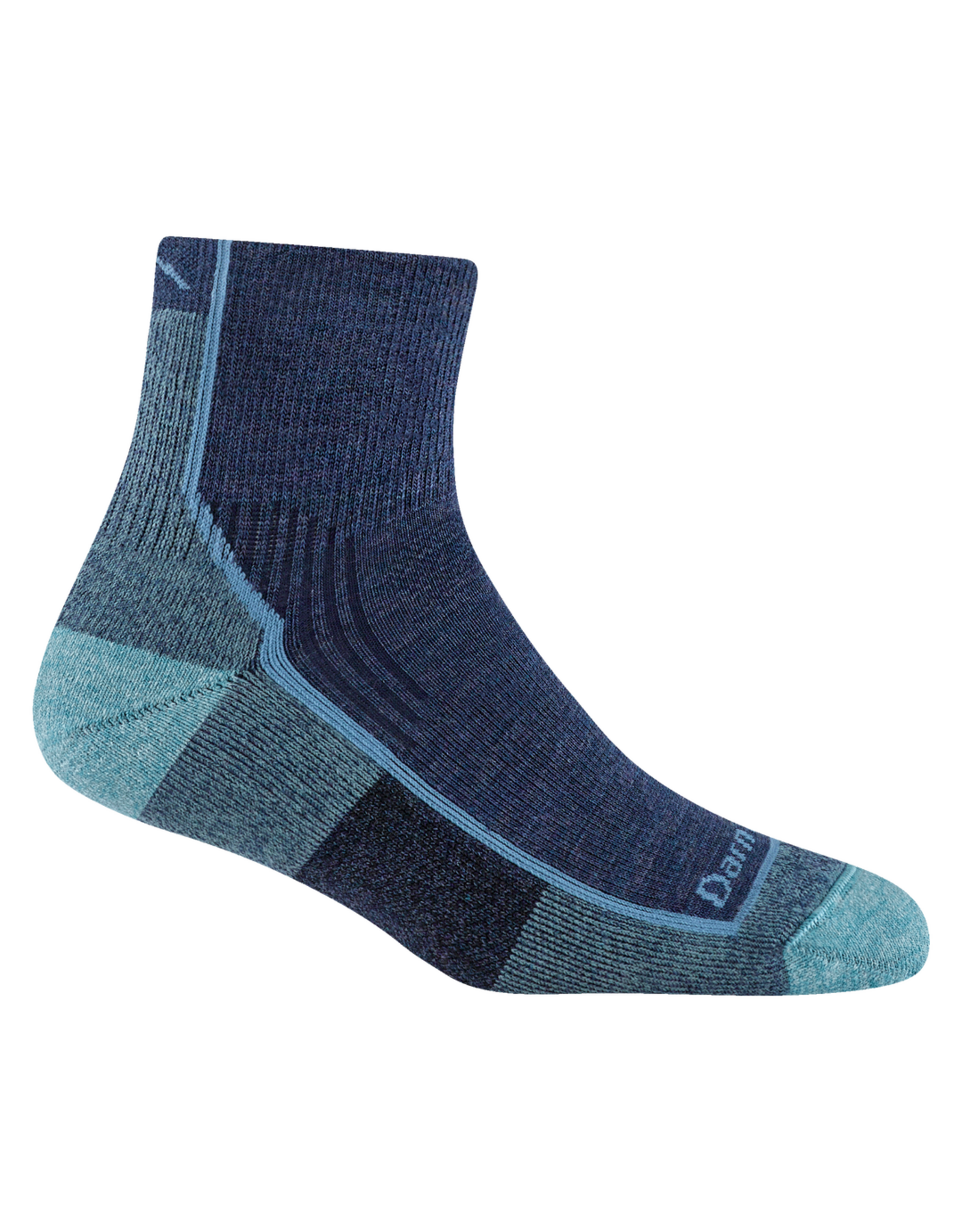 DARN TOUGH WOMEN HIKER 1/4  W/CUSHION SOCK BLUJ M
