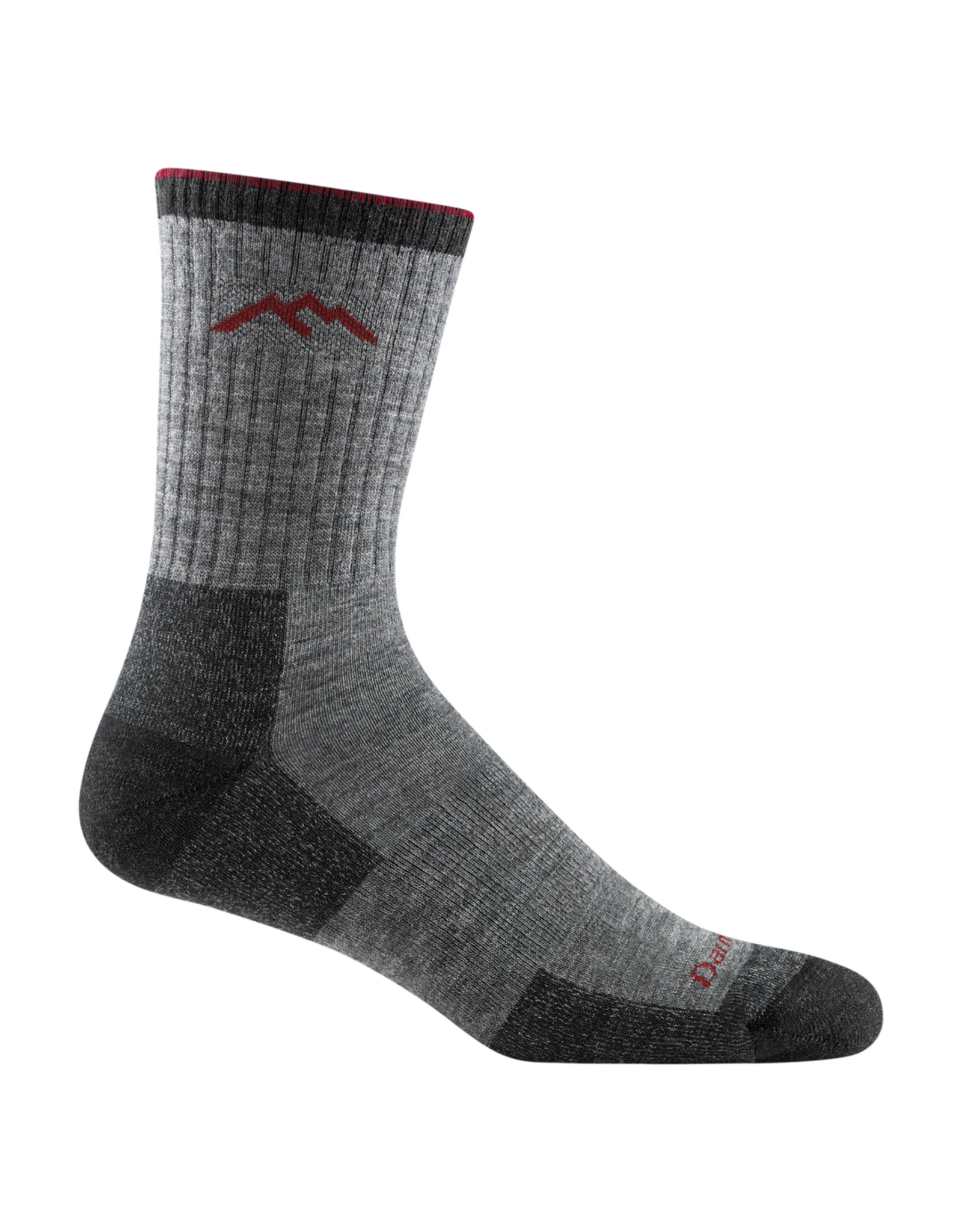 DARN TOUGH MENS HIKER MICRO CREW MIDWEIGHT W/CUSHION SOCK CHAR M