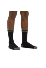 DARN TOUGH MENS HIKER MICRO CREW MIDWEIGHT W/CUSHION SOCK BLACK XXL