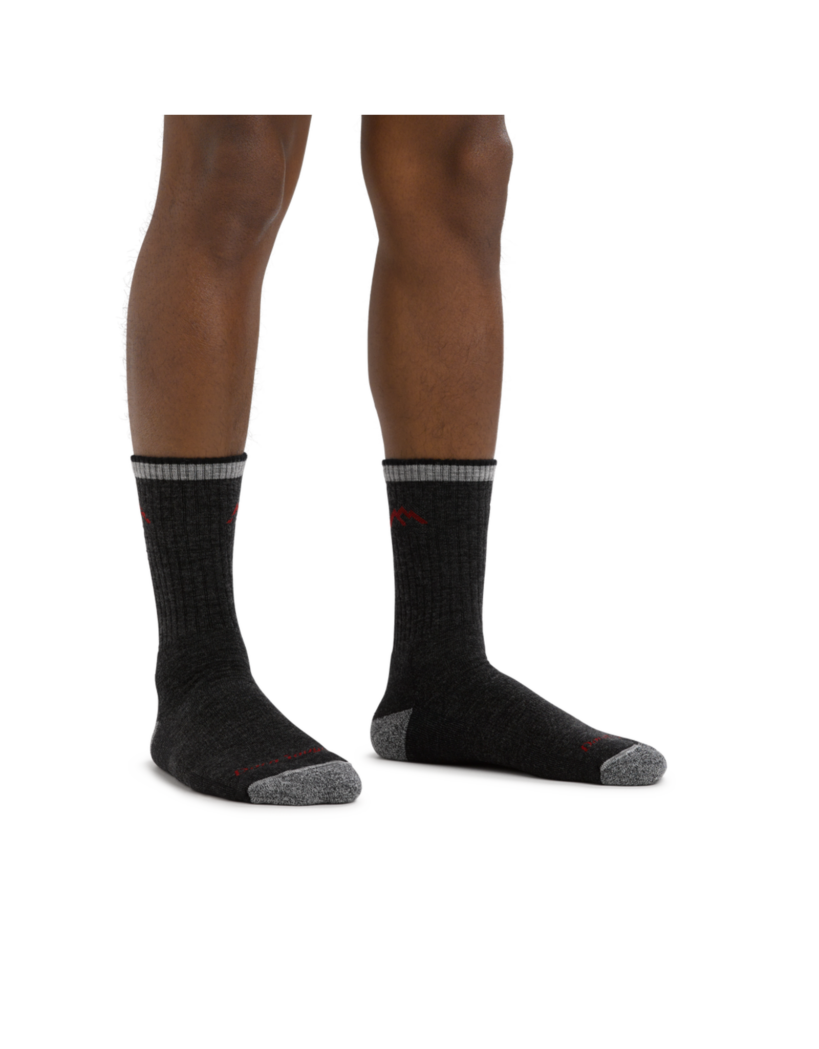 DARN TOUGH MENS HIKER MICRO CREW MIDWEIGHT W/CUSHION SOCK BLACK XXL