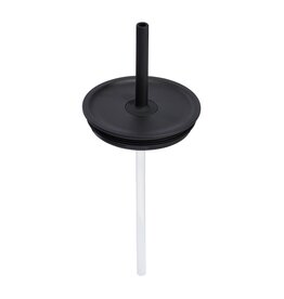 Hydro Flask LARGE PRESS-IN TUMBLER STRAW LID CLEAR/BLACK