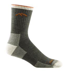 DARN TOUGH MENS HIKER MICRO CREW MIDWEIGHT W/CUSHION SOCK BLACK XXL