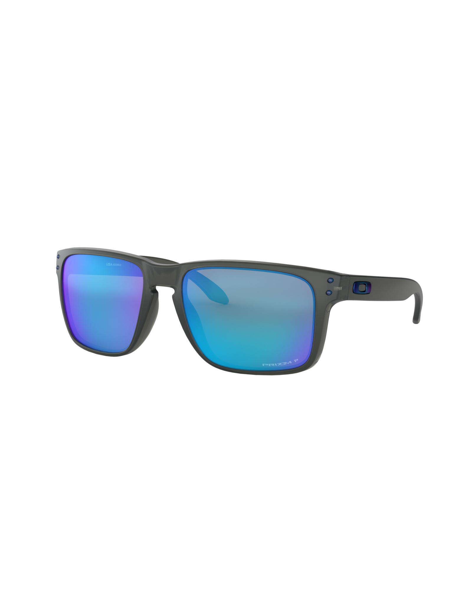 oakley HOLBROOK XL GREY SMOKE PRIZM SAPPHIRE IRID POLAR SUNGLASSES