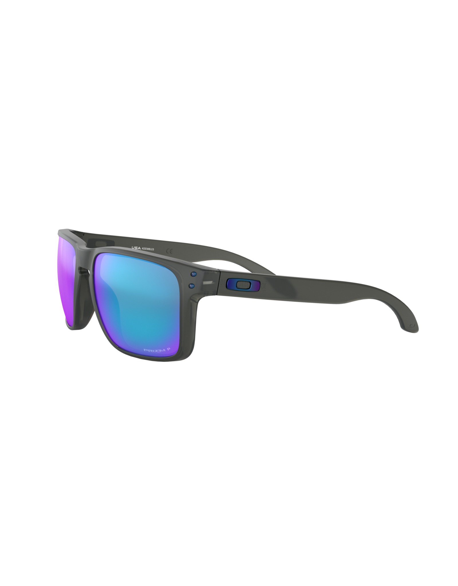 oakley HOLBROOK XL GREY SMOKE PRIZM SAPPHIRE IRID POLAR SUNGLASSES