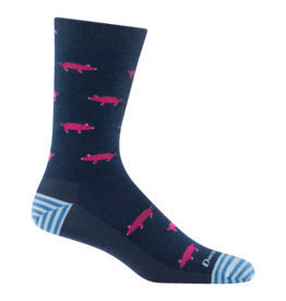 DARN TOUGH MENS TRUFFLE HOG CREW LIGHT SOCK