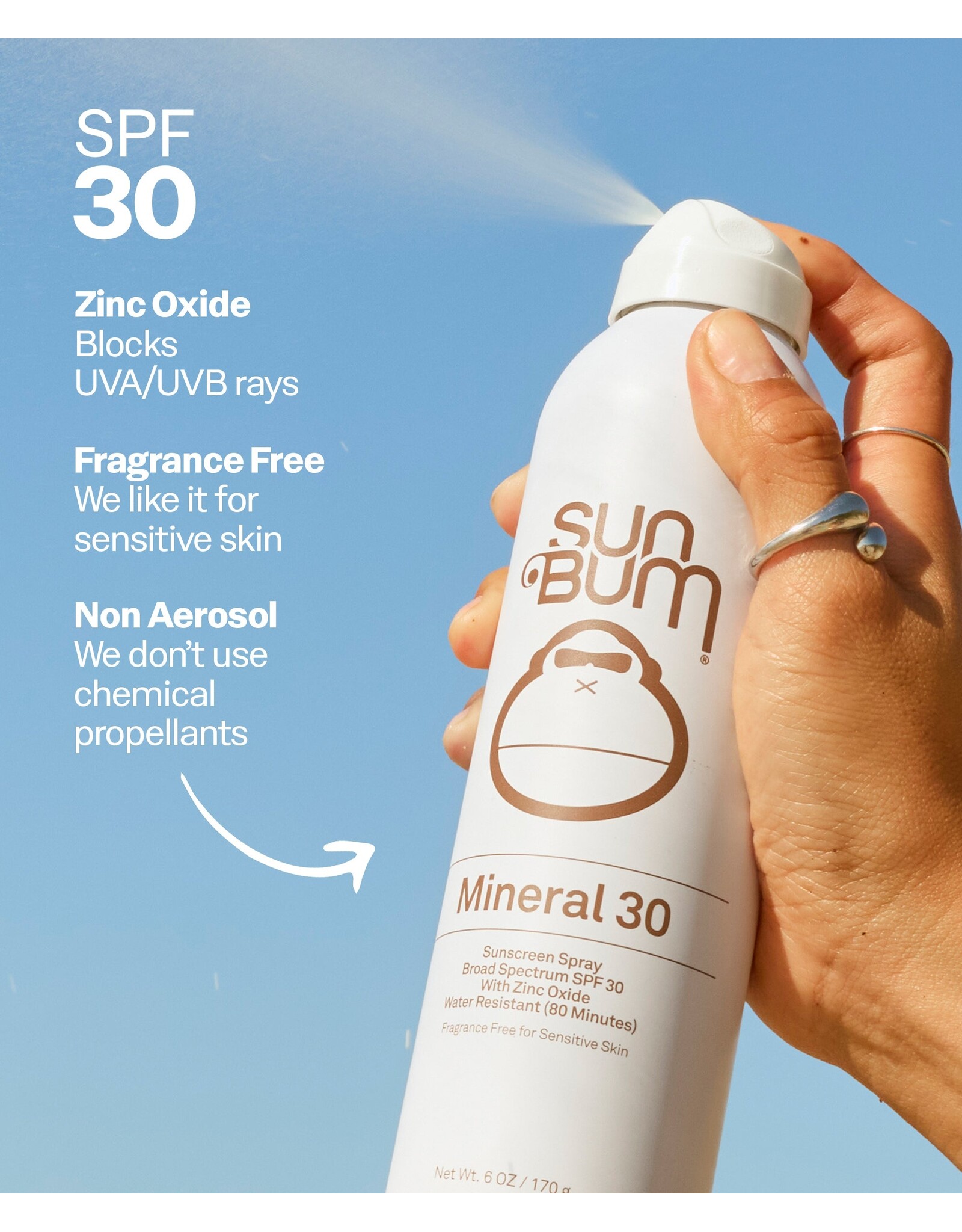 MINERAL SPF 30 6 OZ SPRAY