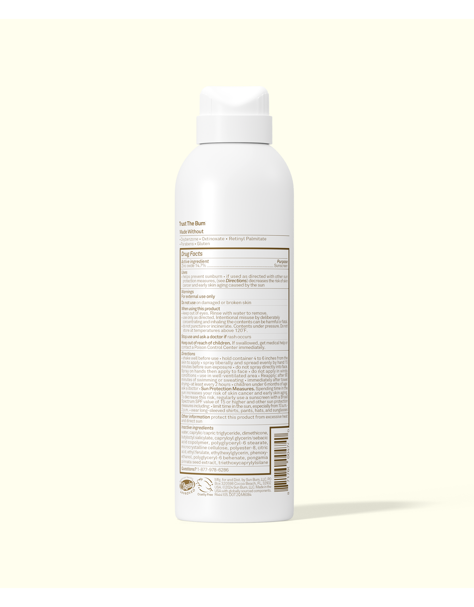 MINERAL SPF 30 6 OZ SPRAY
