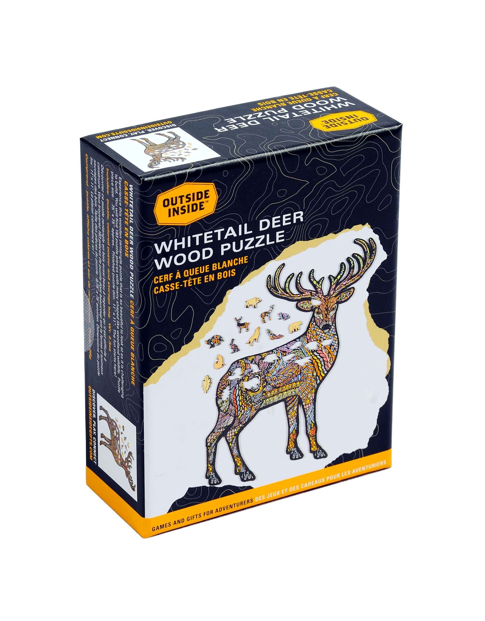 GSI OUTDOORS WHITETAIL DEER WOOD PUZZLE