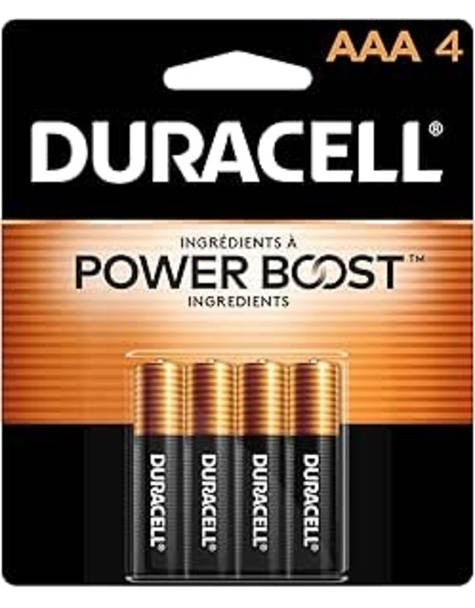 BATTERY DURACELL AAA 4PK COPPER