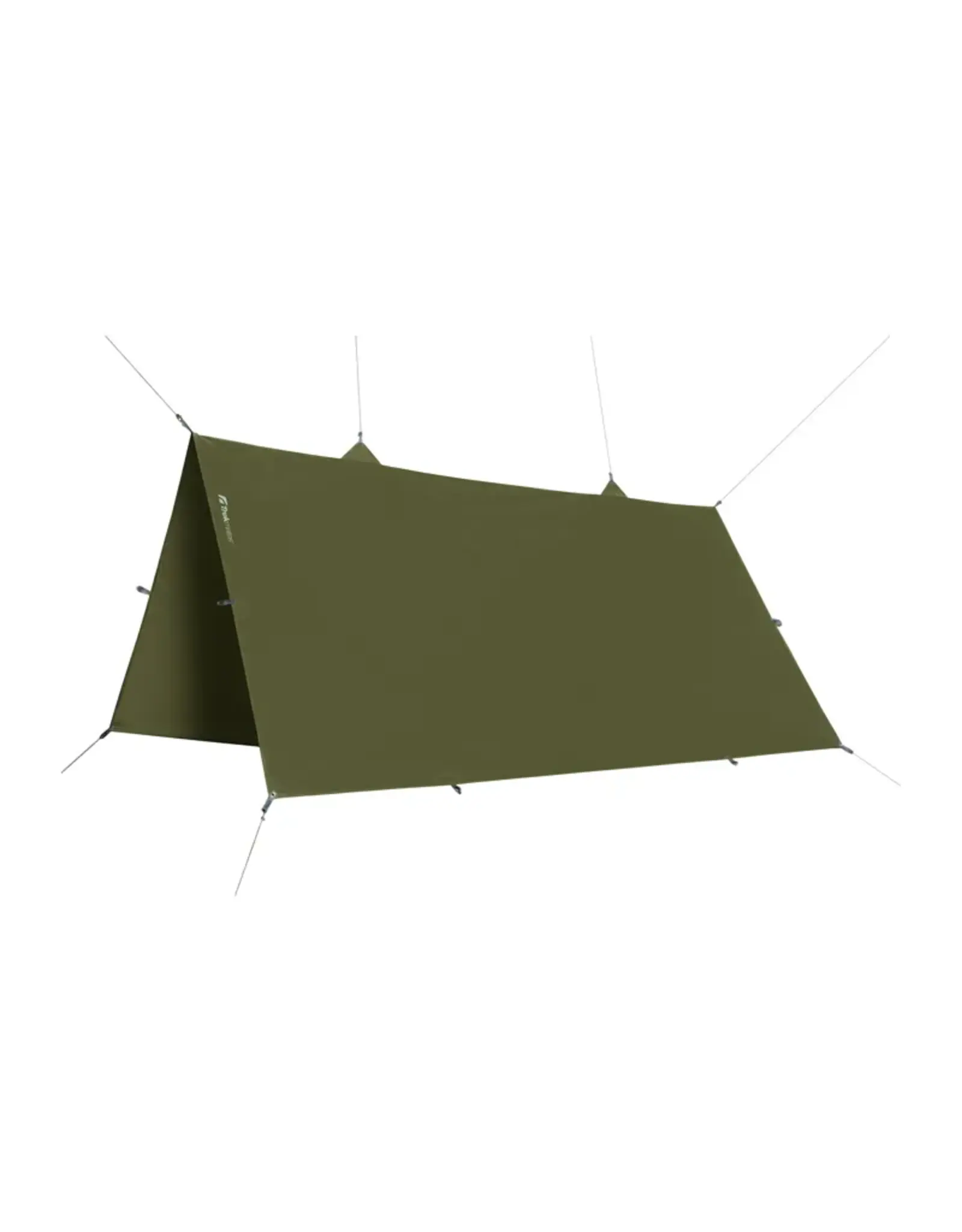SQUARE TARP  RAINPROOF SHELTER DARK OLIVE