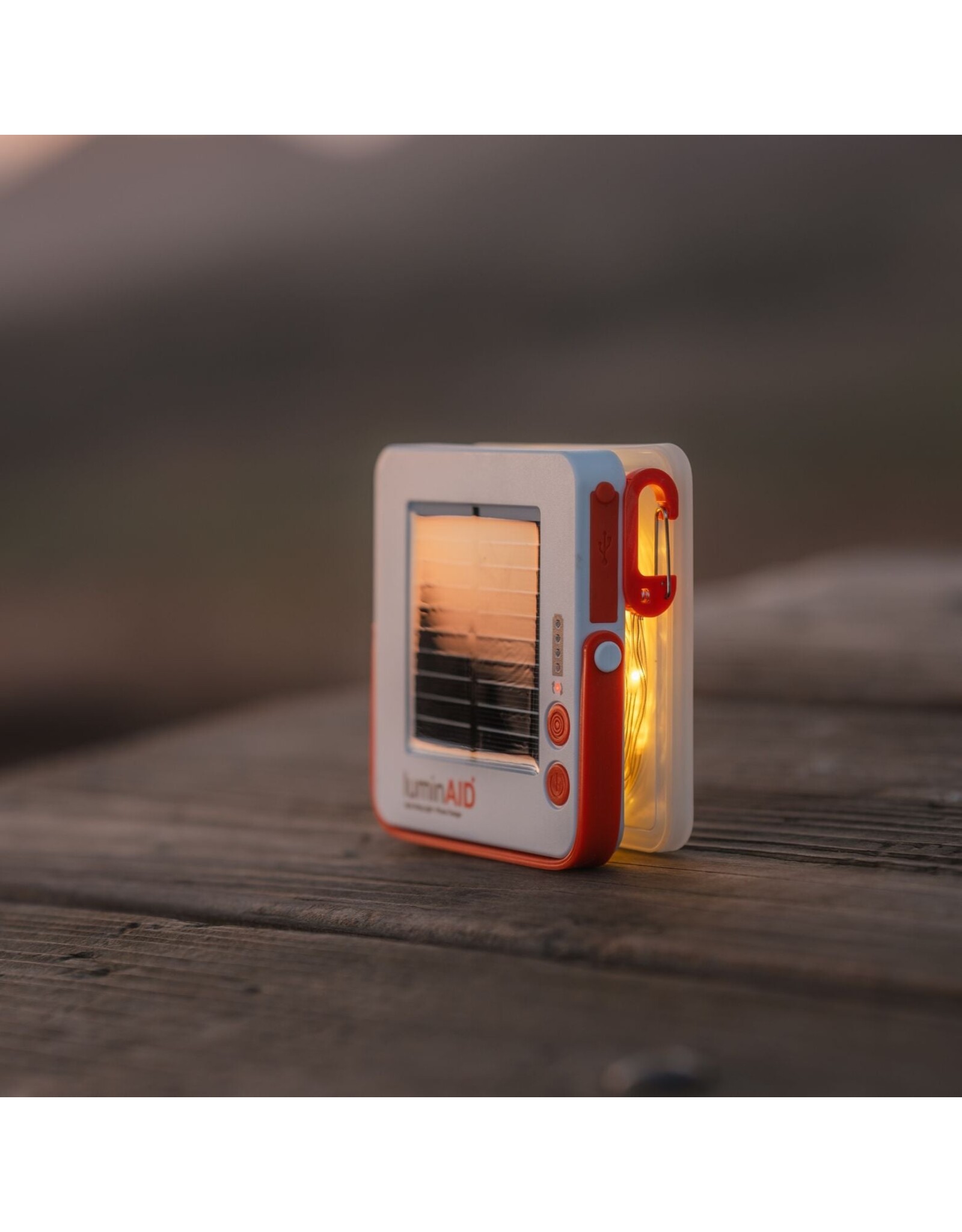 LUMINAID SOLAR STRING COLOUR PHONE CHARGER