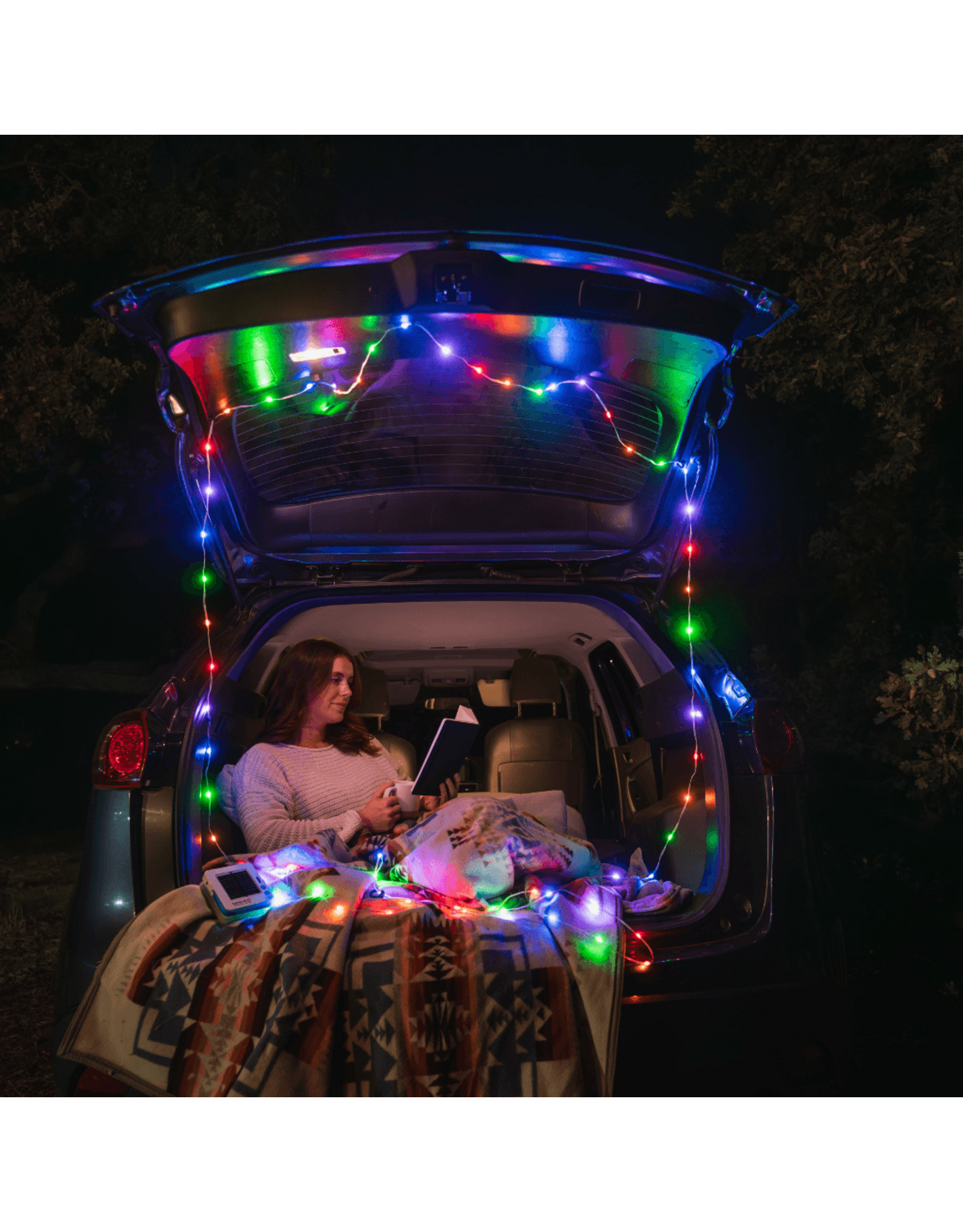 LUMINAID SOLAR STRING COLOUR PHONE CHARGER