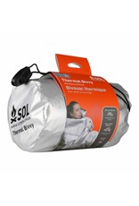 SOL THERMAL BIVY W/RESCUE WHISTLE - ORANGE