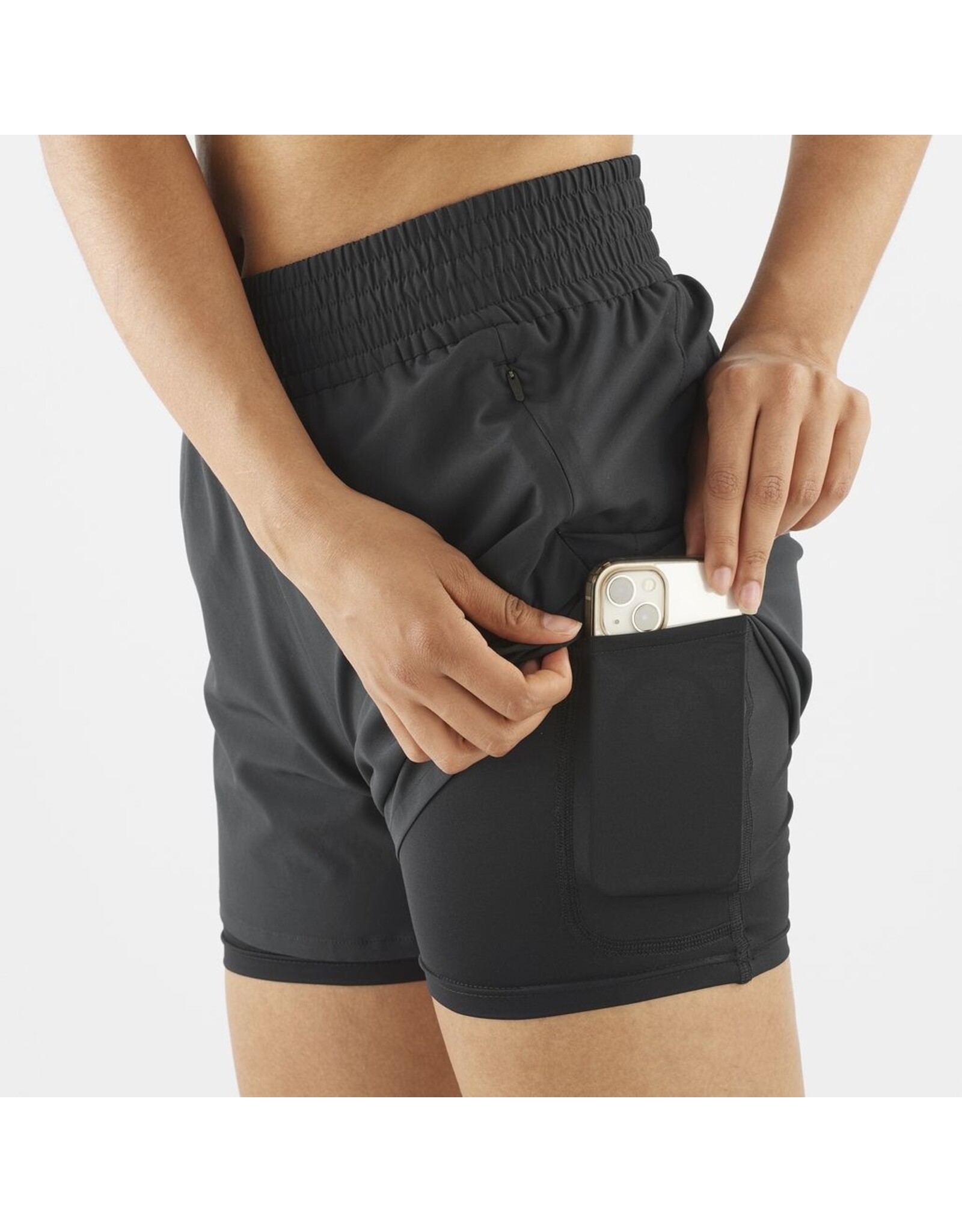 SALOMON WOMEN SHKOUT CORE 2IN1 SHORTS