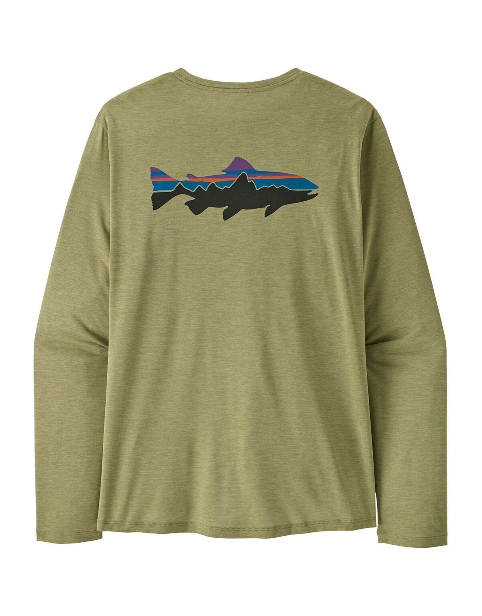 PATAGONIA MEN'S L/S CAP COOL DAILY SHIRT - FITZ ROY TROUT