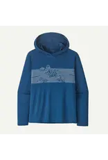 PATAGONIA MEN'S CAP COOL DAILY HOODY - STRATASPIRE STRIPE