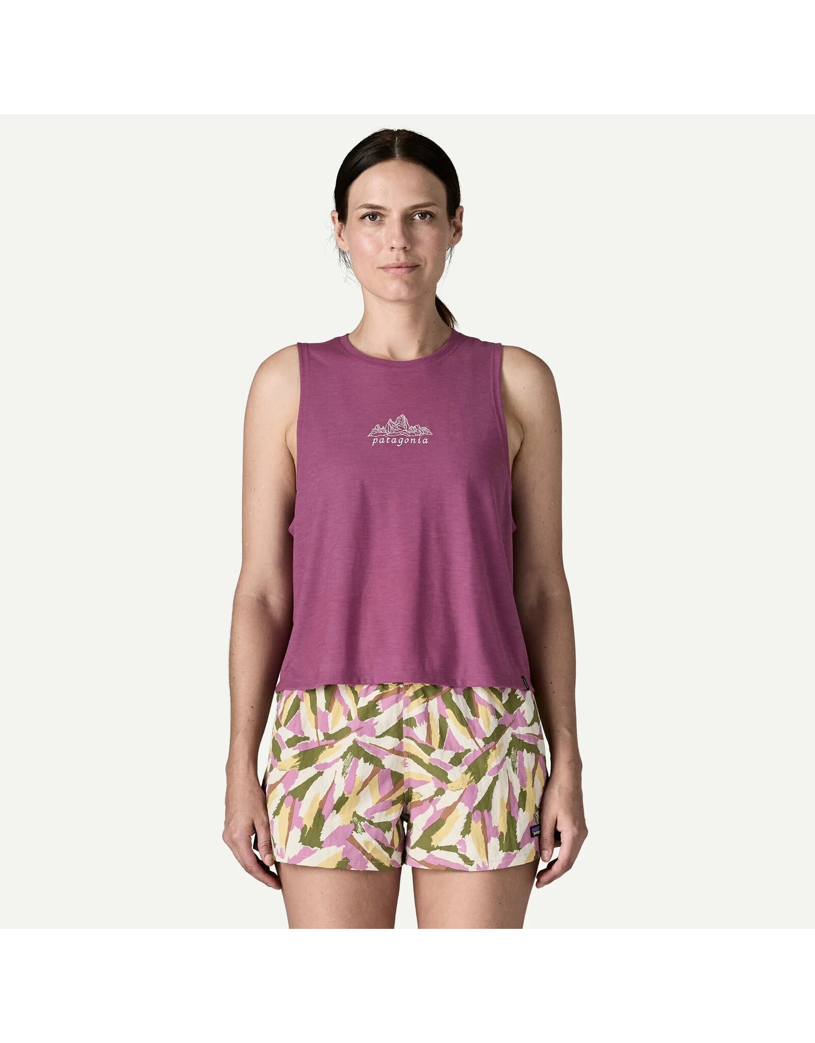 PATAGONIA WOMEN'S CAP COOL TRAIL CROPPED TANK