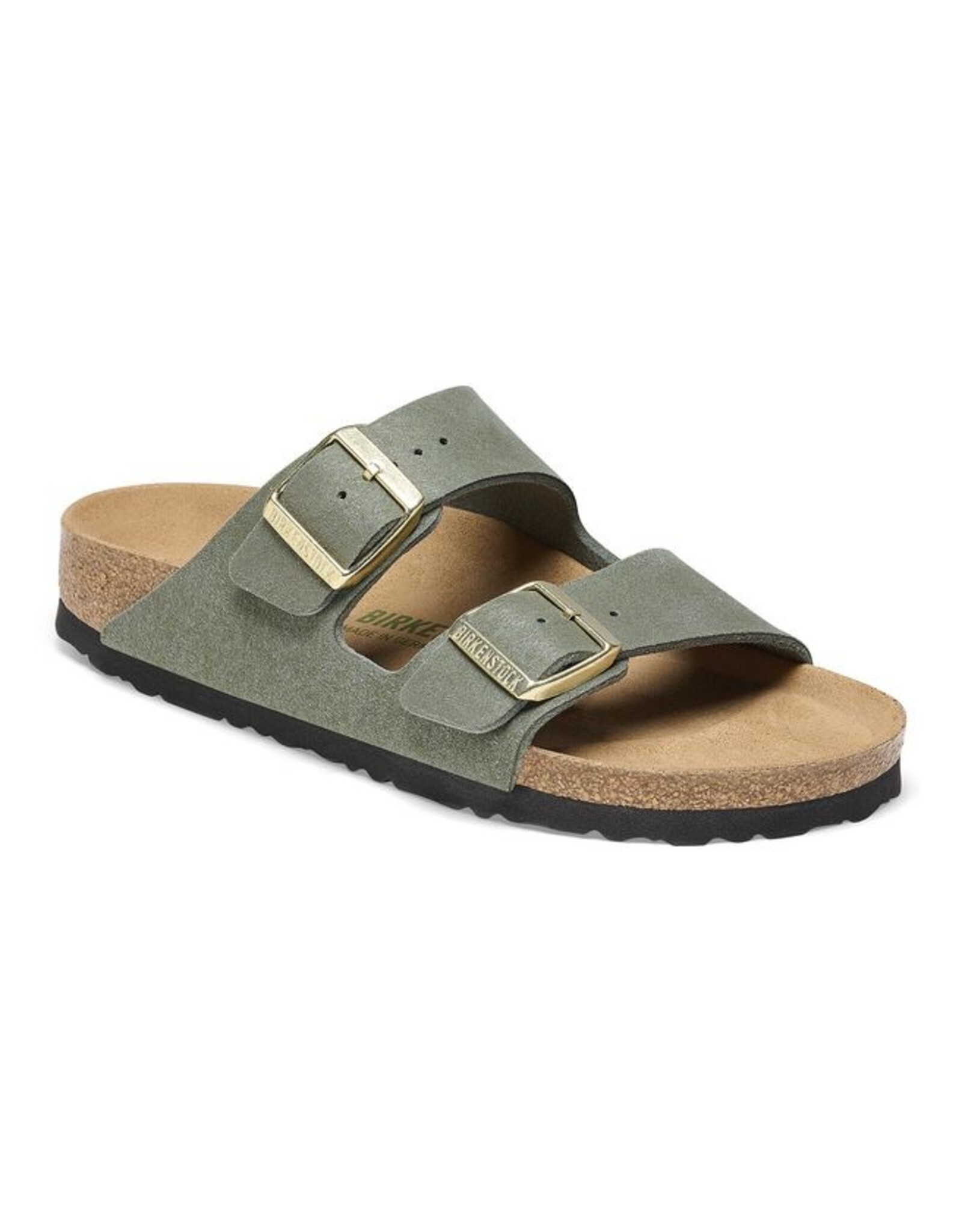 BIRKENSTOCK ARIZONA MF VEGAN DESSERT THYME SANDAL
