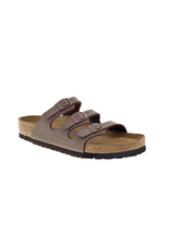 BIRKENSTOCK FLORIDA SOFT FOOTBED MOCHA BIRKO-FLOR SANDAL